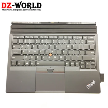 Yeni / Orijinal ABD İngilizce Arkadan Aydınlatmalı Klavye için Lenovo Thinkpad X1 Tablet 1st 2nd Gen 20GH 20GG w/ Palmrest Touchpad 01AW600 04W0020