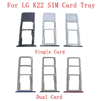 SIM Kart Tepsi Parçaları SIM Kart Yuvası Tutucu LG K22 Bellek microSD Kart Yedek Parçaları