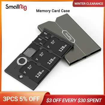 SmallRig Hafıza Kartı / SD Kart / Mikro SD Kart / SIM Kart Durumda SIM Kart Tepsi Pin Video Çekim Desteği kart tutucu-2832