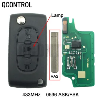 QCONTROL Uzaktan Çevirme Anahtarı 433 MHz CİTROEN Berlingo için Fit C2 C3 C4 C5 Picasso Araç Oto (SORMAK CE0536/FSK VA2)