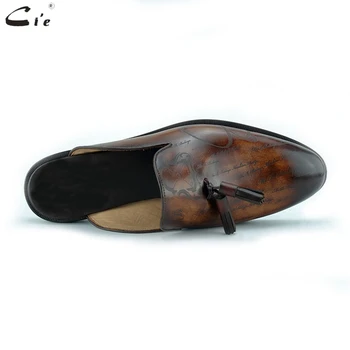 cie Deri Sandalet Erkekler için Elbise Ayakkabı İtalyan Tasarım Resmi Ayakkabı S1