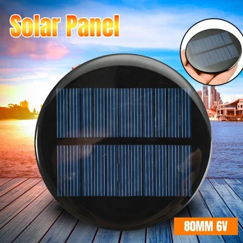 6 Tipi GÜNEŞ PANELI 6V 2W 0.35 A/ 5.5 V 50mA Güneş Enerjisi DIY Mini Polikristal silikon Güneş Pili Modülü GÜNEŞ PANELI epoksi levha