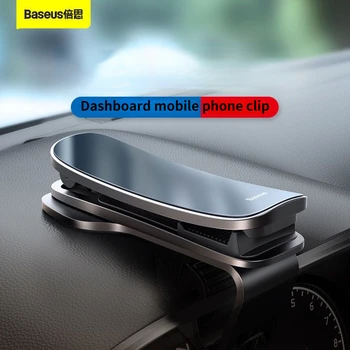 Baseus Dashboard Araç telefon tutucu iPhone Samsung İçin sabitleme kıskacı Tutucu Değil Manyetik Cep telefon tutucu stand braketi