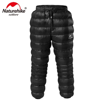 Naturehike Açık Aşağı Pantolon Su Geçirmez Giyim Yürüyüş Kamp Sıcak Kış Kaz Tüyü Pantolon NH18K210-K
