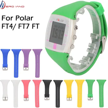 7 Renk akıllı saat Kayışı Band polar ft4 ft7 Silikon Bant saat kayışı Değiştirme Polar FT4 FT7 FT Serisi akıllı bilezik