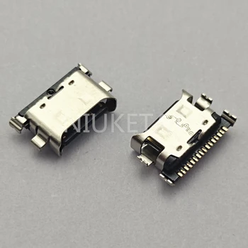 10 adet mikro USB 16pin mini tip C Konektörü Mobil şarj portu Samsung Galaxy A30 A305F A50 A505F A70 A20 A40 Tamir