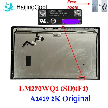 LCD Ekran Ekran LM270WQ1 SD F1 F2 SDF1 F2 İçin A1419 2 K iMac 27 