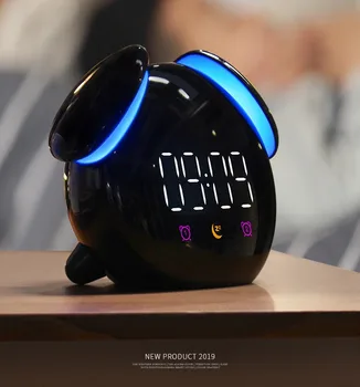 Sessiz Akıllı Eğlenceli Renkli çalar saat Elektronik Dijital Yaratıcı Saat Led Masa Saati Masa Saati Aydınlık Çocuk Hediye