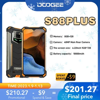 DOOGEE S88 Artı Sağlam Telefon 6.3 