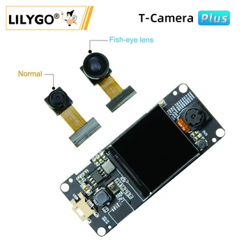 Lılygo ® ttgo T-kamera artı ESP32 kamera Geliştirme Kurulu 8MB SPRAM Kamera Modülü OV2640 1.3 İnç OLED Ekran Ön Arka Kamera