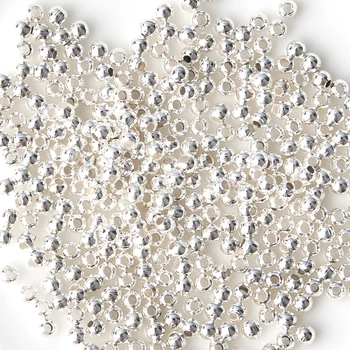 DoreenBeads Sıcak Takı DIY Malzemeleri Alaşım halka boncuk Topu Gümüş Renk Takı DIY Bulguları El Yapımı Aksesuarlar, 350 Adet