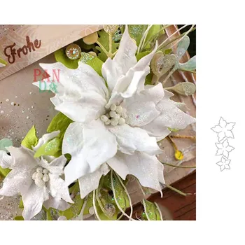 3 adet Çiçekler Çerçeve Zanaat Metal Kesme Ölür Dekorasyon Scrapbooking Kesme Şablon Albümü Kağıt Kartı Kabartma Kalıp Kesim