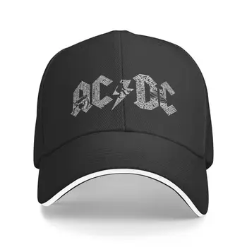 Kişiselleştirilmiş AC DC Albümleri Rock Roll Beyzbol Şapkası Açık Kadın erkek Ayarlanabilir Ağır Metal Grubu Müzik Baba Şapka Sonbahar