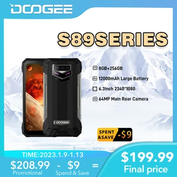 Dünya Prömiyeri DOOGEE S89 Serisi Sağlam Telefon 6.3