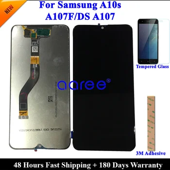Test LCD ekran Samsung A10S LCD A107F / DS A107 Samsung LCD A10S A107 LCD Ekran dokunmatik sayısallaştırıcı tertibatı