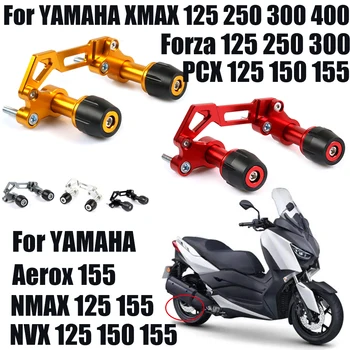 Evrensel Motosiklet Susturucu Düşen Koruyucu Egzoz Kaydırıcılar Yamaha XMAX 125 NMAX 125 NVX 155 Aerox 155 PCX150 PCX 155