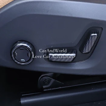 Volvo için XC40 2017-2020 Ön Koltuk Ayar Anahtarı Düğmesi krom çerçeve Paneli Düzeltir ABS Krom İç Kalıp Araba Aksesuarları