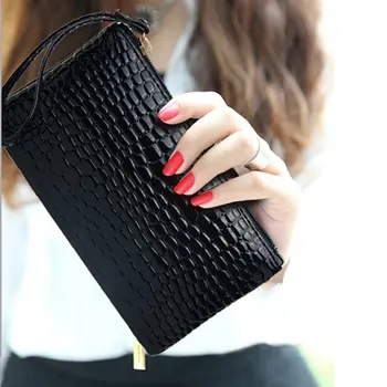 Yeni Moda el çantası Kadın Cüzdan Çantalar uzun cüzdan Telefonu Çanta Para Cebi Çanta Düşük Fiyat ZW01