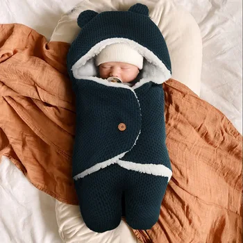 Kış Yenidoğan Uyku Tulumu Bebek kundak battaniyesi Yeni Doğan Battaniye bebek nesneleri Arabası Uyku Tulumu Bebekler Yatak Yatak Anne Çocuk