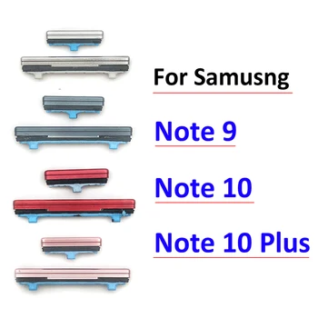 Yeni Yan Güç Düğmesi Anahtarı + Ses Düğmesi Samsung Galaxy Not 9 İçin 10 Artı Yedek parça Cep telefonu aksesuarları
