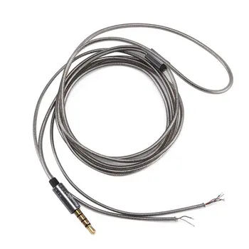 HİFİ Kulaklık Kablosu 3.5 mm Jack Kulaklık Kulaklık Ses Kablosu Onarım Yedek Kordon Tel HİFİ Kulaklık Kablosu