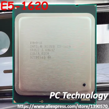 Origina Intel Xeon E5-1620 3.60 GHz Dört Çekirdekli 10 M LGA2011 SROLC E5 1620 CPU işlemci ücretsiz kargo