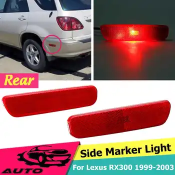 Lexus için RX300 1999 2000 2001 02 2003 81760-48010 Arka Sol Sağ Yan Tampon Dönüş Sinyal İşaretleyici İşık Lambası Sarı Kırmızı Lamba