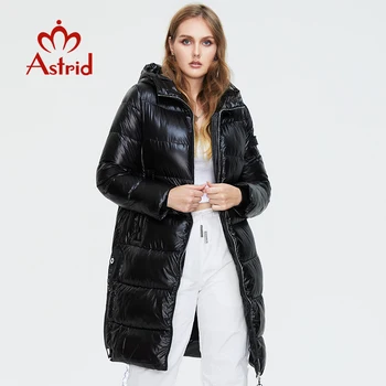 Astrid 2022 Kış yeni ceket kadın parkas kadın kapşonlu Fermuar moda yumuşak tarzı sıcak uzun palto kadınlar için yüksek kaliteli