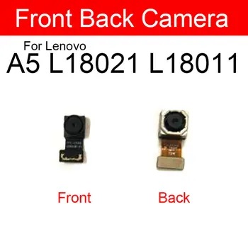 Ön Bakan ve Arka Arka Kamera Modülü Flex Kablo Lenovo A5 L18021 L18011 Küçük Ana Büyük Kamera Değiştirme Onarım