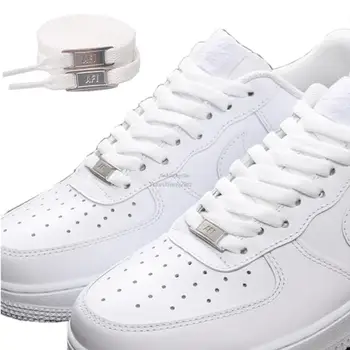 2022 AF1 Toka + Ayakabı Kombinasyonu Beyaz Düz dantel ve Ayakkabı Dekorasyon Takım Elbise Sneaker Ayakkabı Bağı Air Force one Ayakkabı Aksesuarları