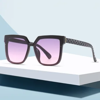 2020 YENİ Moda Marka Unisex Retro Güneş Gözlüğü Erkekler Kadınlar Degrade Gözlük Siyah Gri Kedi Gözü güneş gözlüğü Erkek / Kadın UV400