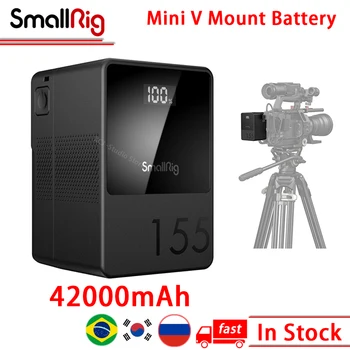 SmallRig VB155 mini V dağı pil 42000mAh V kilit OLED dijital ekran güç bankası DSLR kamera ışık mobil hızlı şarj 3581