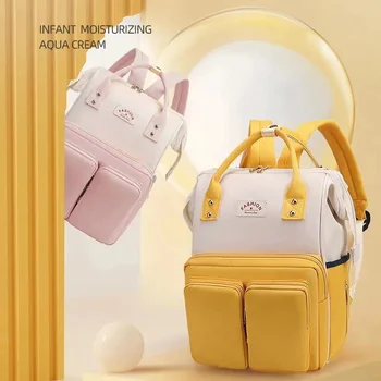 Anne çantası 2021 yeni anne ve bebek çantası anne çantası sırt çantası kış büyük kapasiteli açık hazine anne sırt çantası