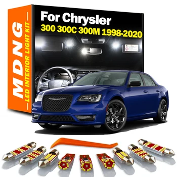 MDNG Chrysler 300 İçin 300C 300M 1998-2016 2017 2018 2019 2020 Araç Lambası LED İç Dome Harita İşık Kiti Araba Led Ampuller Canbus