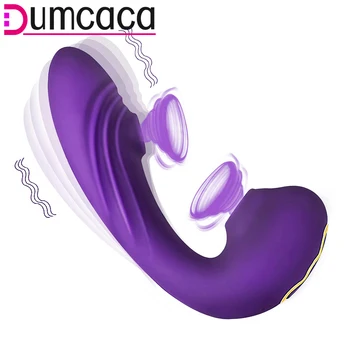 3 in 1 Klitoris Enayi Yapay Penis Vibratör Kadın Masturbator Çift Emme Vibratörler Kadınlar için Klitoral Stimülatörü Seks Oyuncakları Kadınlar için