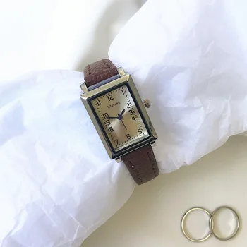 Sıcak Satış Mini Bilezik Bileklik Altın Gümüş Kuvars kol saati Kol Saatleri Kadınlar için Kadın Lüks