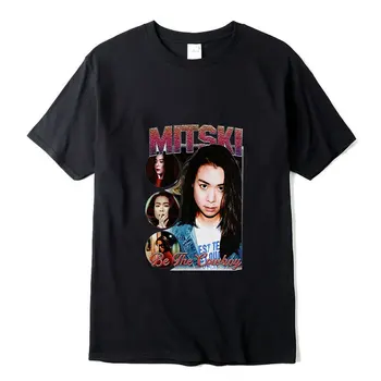 Mitski Olun Kovboy Posteri Müzik Albümü 2021 Yeni Ürün Moda Baskı Yaz İnce Kısa Kollu Pamuklu Gevşek Unisex T-shirt