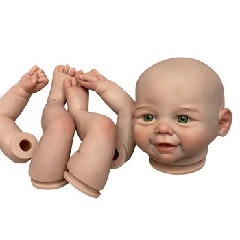 18 İnç Vivienne Boyalı Yeniden Doğmuş Bebek Kitleri El Yapımı Gerçekçi Bebe Kiti Boyalı Parçaları DIY Aksesuarları De Boneca Acessórios
