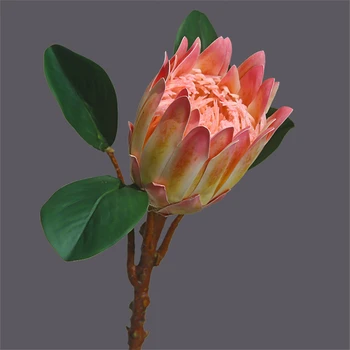 Protea Cynaroides Büyük yapay çiçekler Düğün Dekorasyon Mariage Deco Hediye Flores Artificiales Ev Dekor
