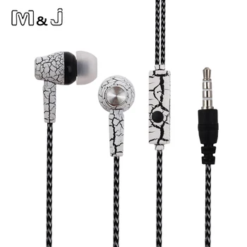 M & J A11 Kulak Çatlak Kulaklık Süper Derin Bas Stüdyo Monitör Stereo Kulaklık Müzik mikrofonlu tekli kulaklıklar PC iPhone Samsung İçin