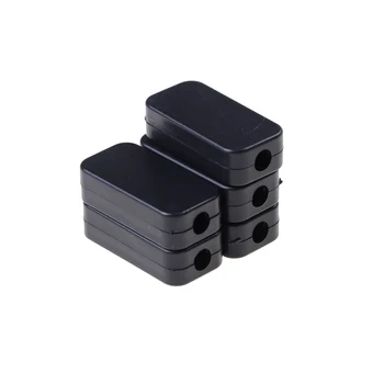 5 Adet 40x20x11mm DIY Muhafaza Enstrüman Durumda Plastik Elektronik Proje Kutusu Elektrik Malzemeleri Siyah Renk