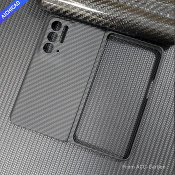 Karbon kılıf OPPO Find N katlanır Kabuk gerçek karbon fiber telefon kılıfı ultra ince aramid karbon fiber koruyucu finx3pro kapak