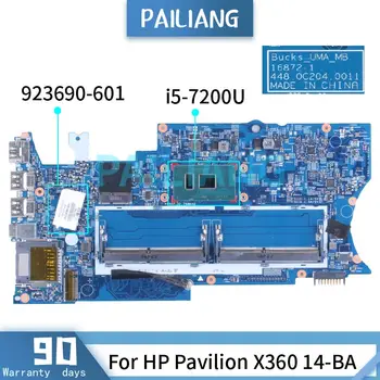 HP Pavilion X360 14-BA 3.10 GHz Laptop Anakart 923690-601 16872-1 448. 0C204. 0011 SR342 DDR4 14-ba00 Dizüstü Anakart