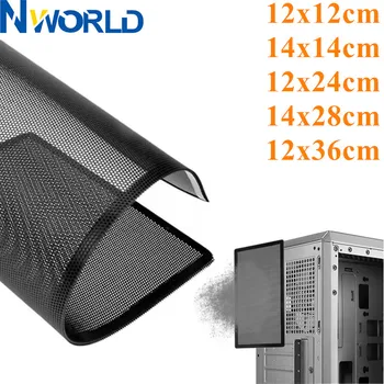 PC Case Manyetik Toz Mesh Filtre PVC Kafes Delik Bilgisayar Soğutucu Fan Toz Filtresi Toz Kapak Bilgisayar Fanı Aksesuarları Izgaraları 
