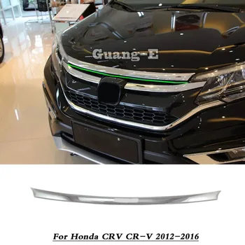 Honda CRV için CR-V 2012 2013 2014 2015 2016 Araba ızgara kapağı ABS Krom Ön Motor Makinesi Izgara Üst Kaput Kapağı Döşeme Lambası