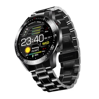 Yenilikçi Tasarım Paslanmaz Çelik erkek Smartwatch Entegre Metal Tasarım Alt Kasa IP68 Su Geçirmez Spor akıllı saat