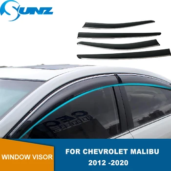 Yan Pencere Deflector Chevrolet Malibu 2012 İçin 2013 2014 2015 2016 2017 2018 2019 2020 Pencere Visor Güneş Yağmur Muhafızları SUNZ