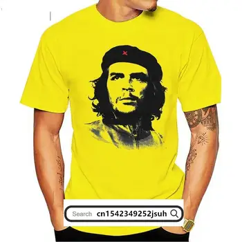Klasik Che Guevara Portre Iı T Gömlek Fidel El Caballo Castro Küba T Gömlek Pamuk Moda Gençlik T Gömlek
