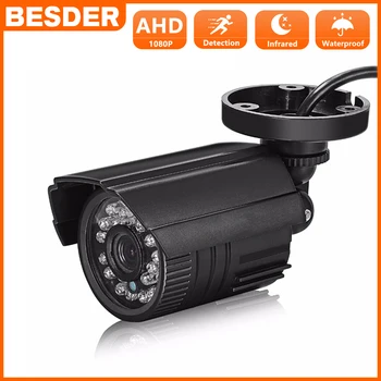 BESDER AHD Kamera gece görüş kızılötesi Güvenlik Video Surveilla gözetim Bullet IR Cut Filtre ABS plastik CCTV HD kamera