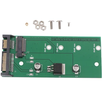 SATA M. 2 NGFF SSD 2.5 İnç Sata Adaptörü M. 2 Ngff Ssd Sata3 Dönüştürme Kartı İçin 30/42/60 / 80Mm M. 2 Ssd sabit disk 1 Takım